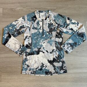 Prois Hunting Women’s Blue Solas Ultra-Light 1/4 Zip Pullover - XS